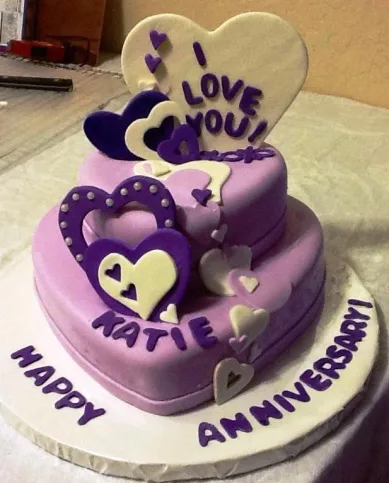 Purple Heart Cake