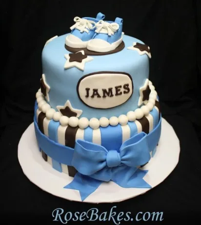 Baby sleeping Shower Cake