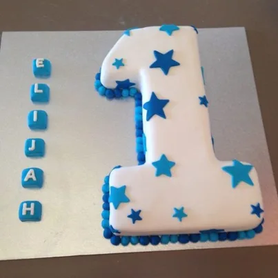 Number 1 Birthday Cake