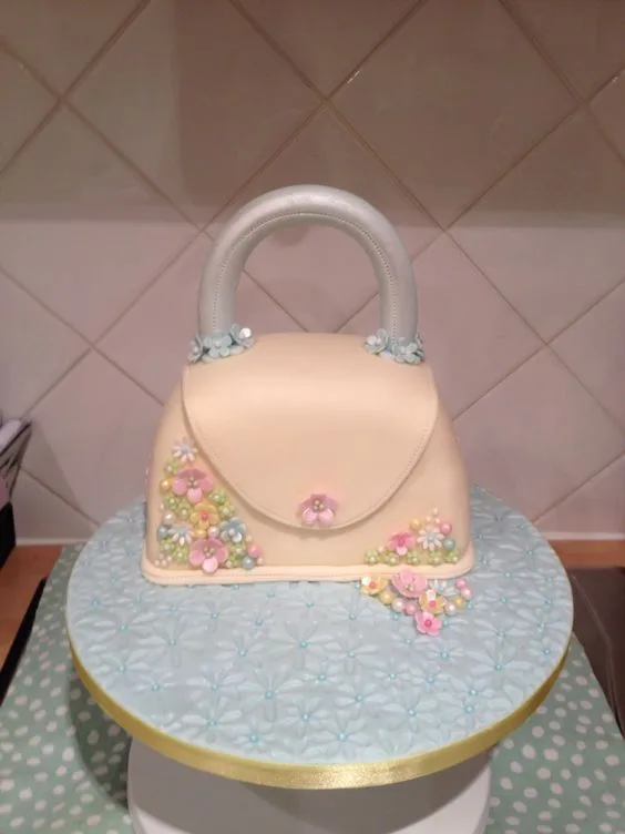 Floral Purse Cake