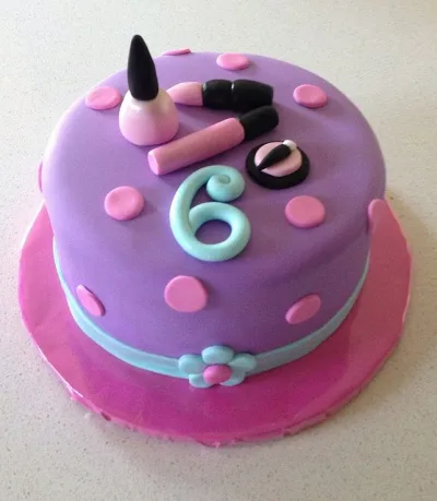 Number Make Up Cake
