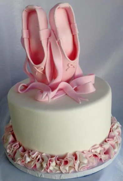 Pink Shoe Cake