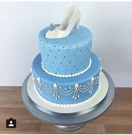 Monochrome Shoe Cake