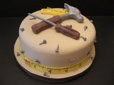 Mustache Cake
