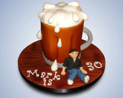 Beer Mug Cake