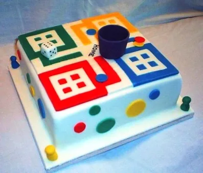 Football Field Cake