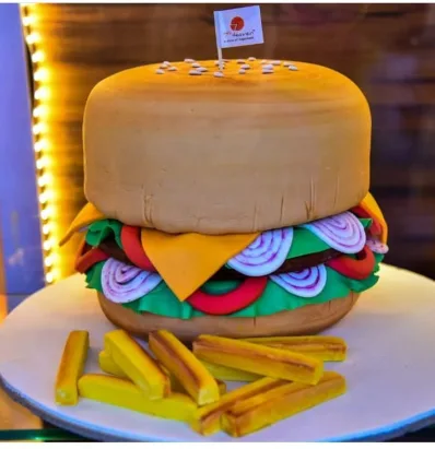 Burger Cake