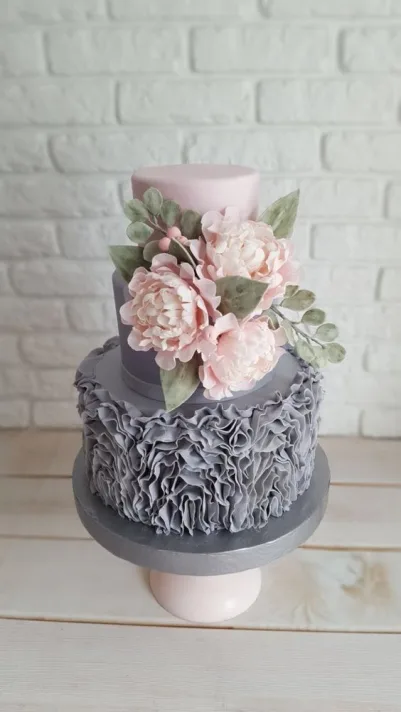 White & Black Cake